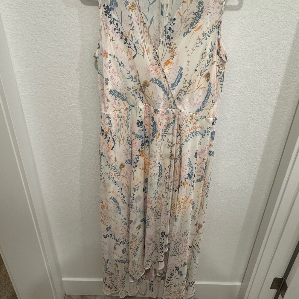 Floral Sleeveless Maxi Dress